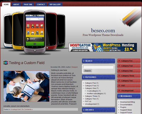 free wordpress theme Cellular Theme WordPress 12