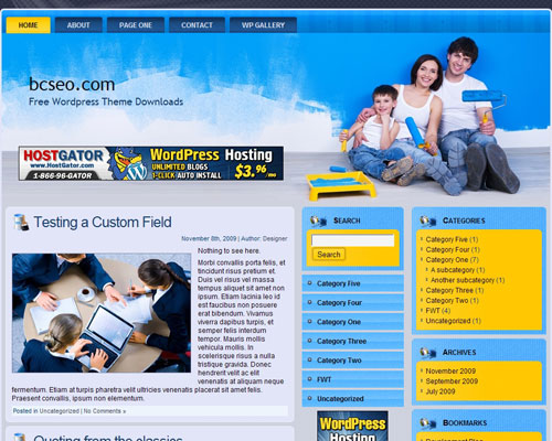 free wordpress theme Home Renovation WP 1