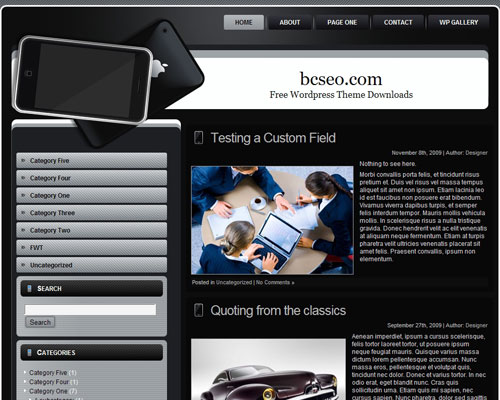 free wordpress theme Mobile Phone WordPress 5