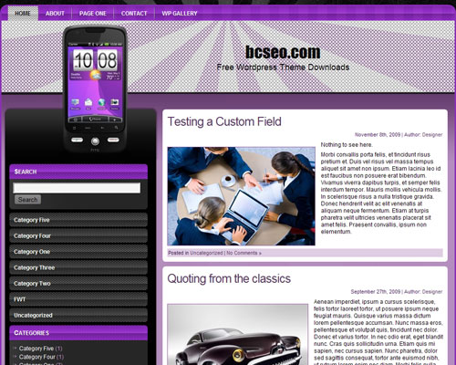 free wordpress theme Mobile Phone WordPress 10