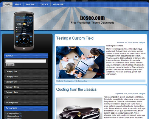 free wordpress theme Mobile Phone WordPress 11