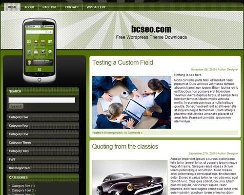 free wordpress theme Mobile Phone WordPress 12