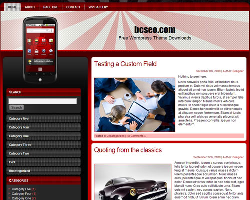 free wordpress theme Mobile Phone WordPress 13