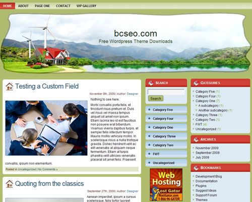 free wordpress theme Australian Real Estate 3