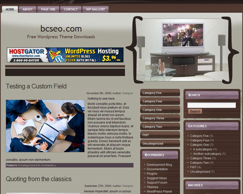 free wordpress theme WP Home Theater 5