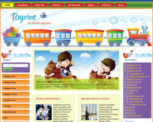 free wordpress theme Toyzine FlexiMag