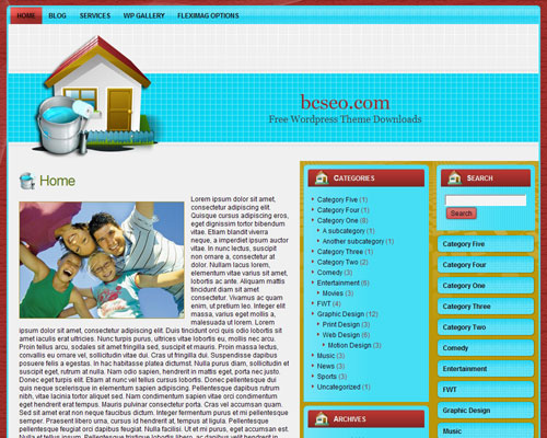 free wordpress theme Home Renovation WP 3