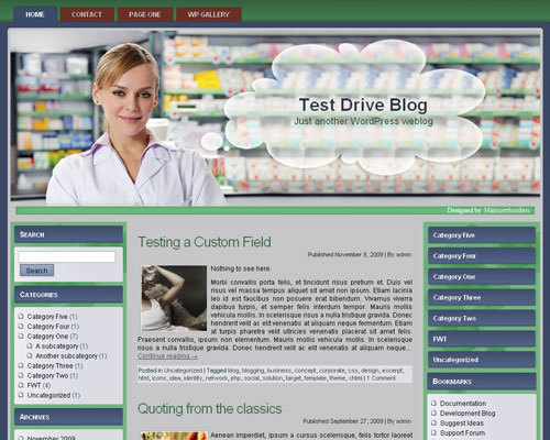 free wordpress theme Medical Treatment WP