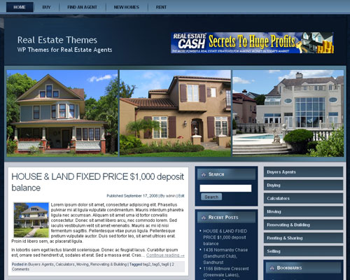 free wordpress theme Real Estate Agent 10