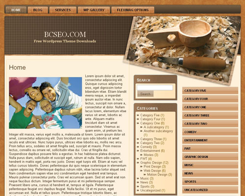 free wordpress theme Woodwork WP