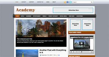 free wordpress theme Academy