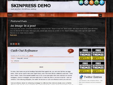 Gunie wordpress theme