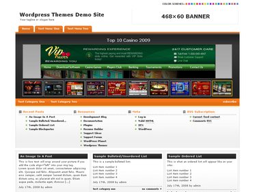 free wordpress theme Online Casino Template 481
