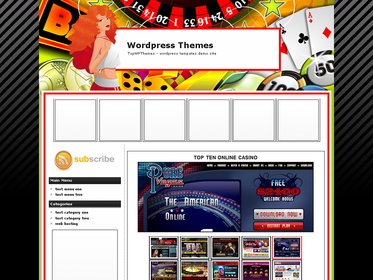 free wordpress theme Online Casino Template 668