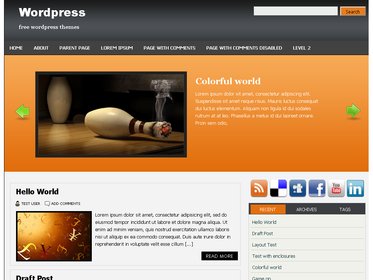 free wordpress theme Splendour