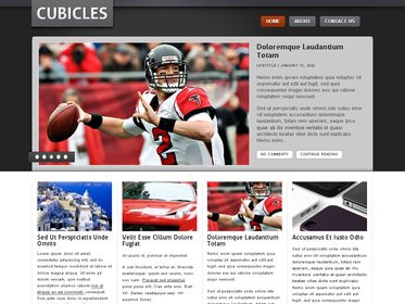 free wordpress theme Cubicles Theme