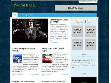 free wordpress theme Maxon Theme