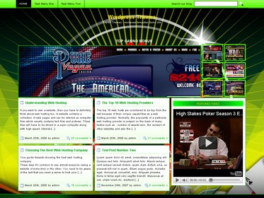 free wordpress theme Online Casino Template 700