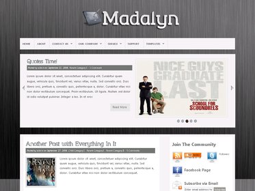 free wordpress theme Madalyn