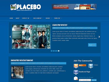 free wordpress theme Placebo