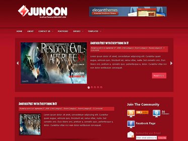 free wordpress theme Junoon