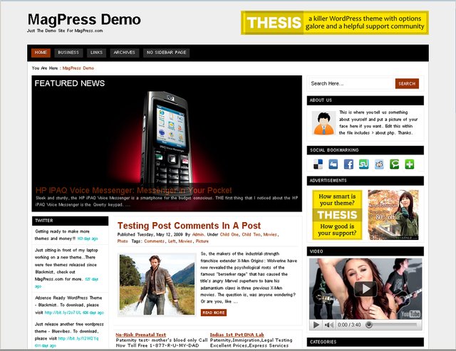 free wordpress theme Morezo